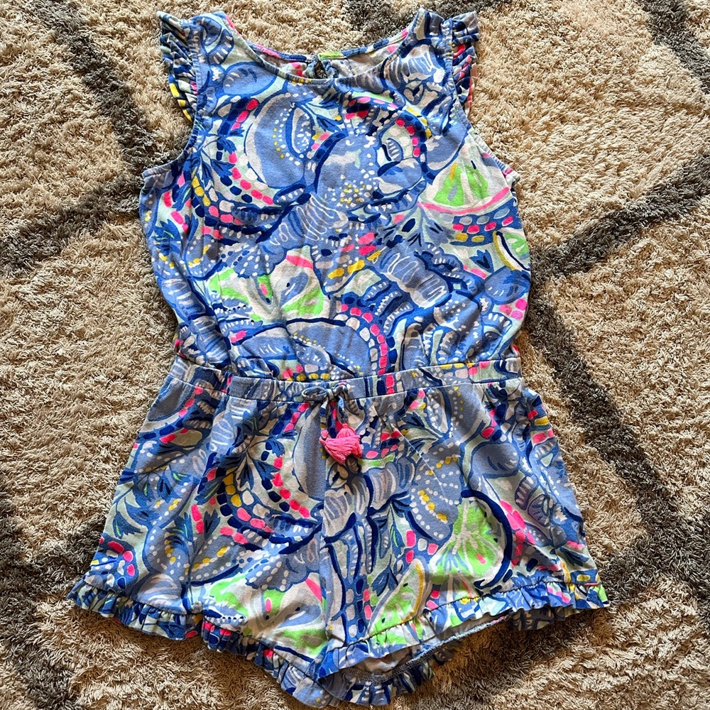 Lilly Pulitzer Girls Romper, size XL (12-14)